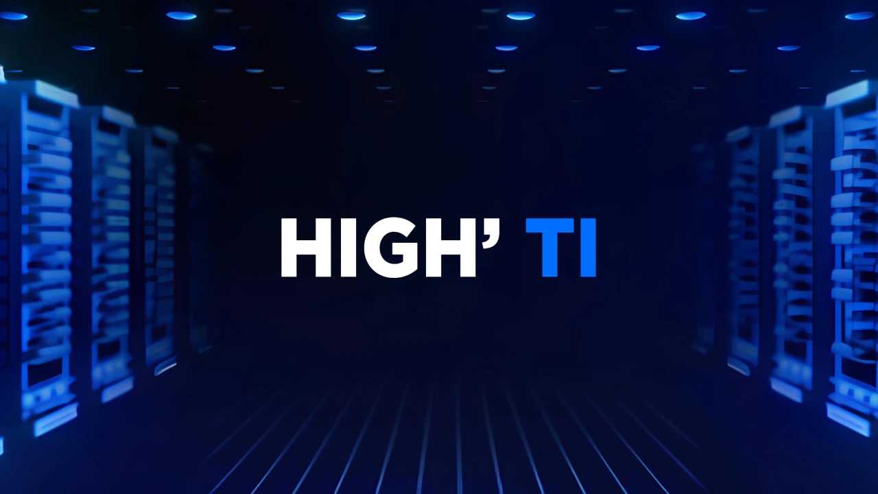 Imagem de identidade com logo HIGH' TI